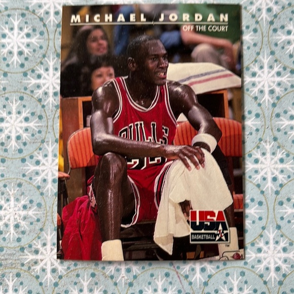 Michael Jordan off the court USA basketball card - Picture 1 of 2